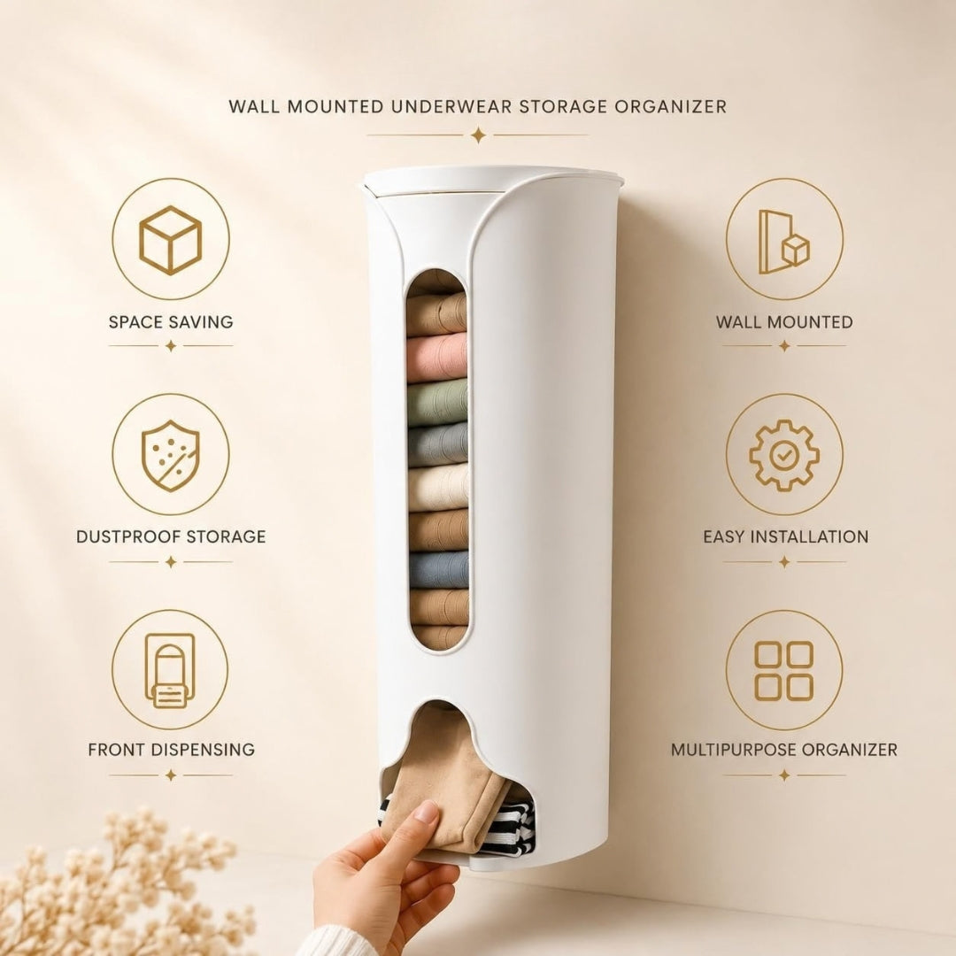 Wall-Mounted Multi-Purpose Storage Organizer
