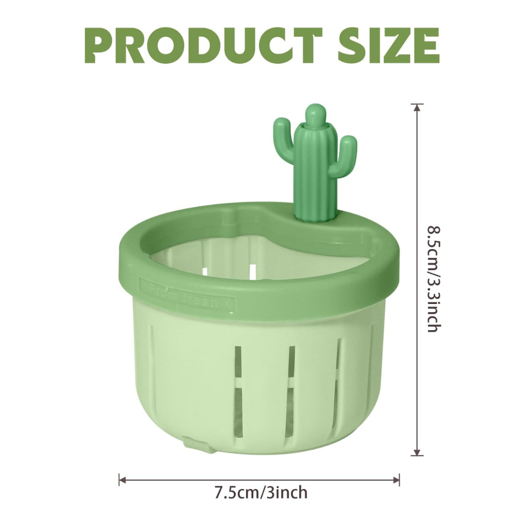 Cactus Kitchen Sink Strainer - Press Automatic Dumping
