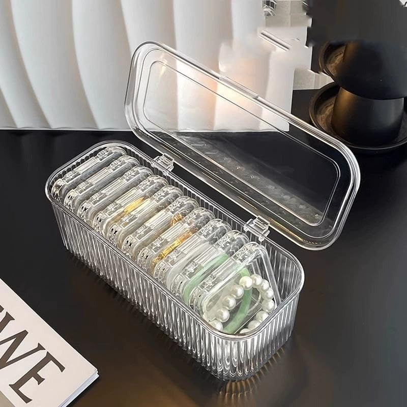 Acrylic Jewellery Organizer with 10 Inner Boxes