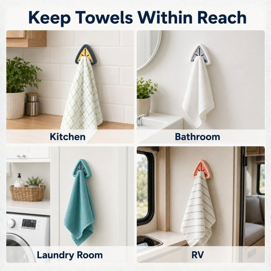 PushGrip Towel Holders