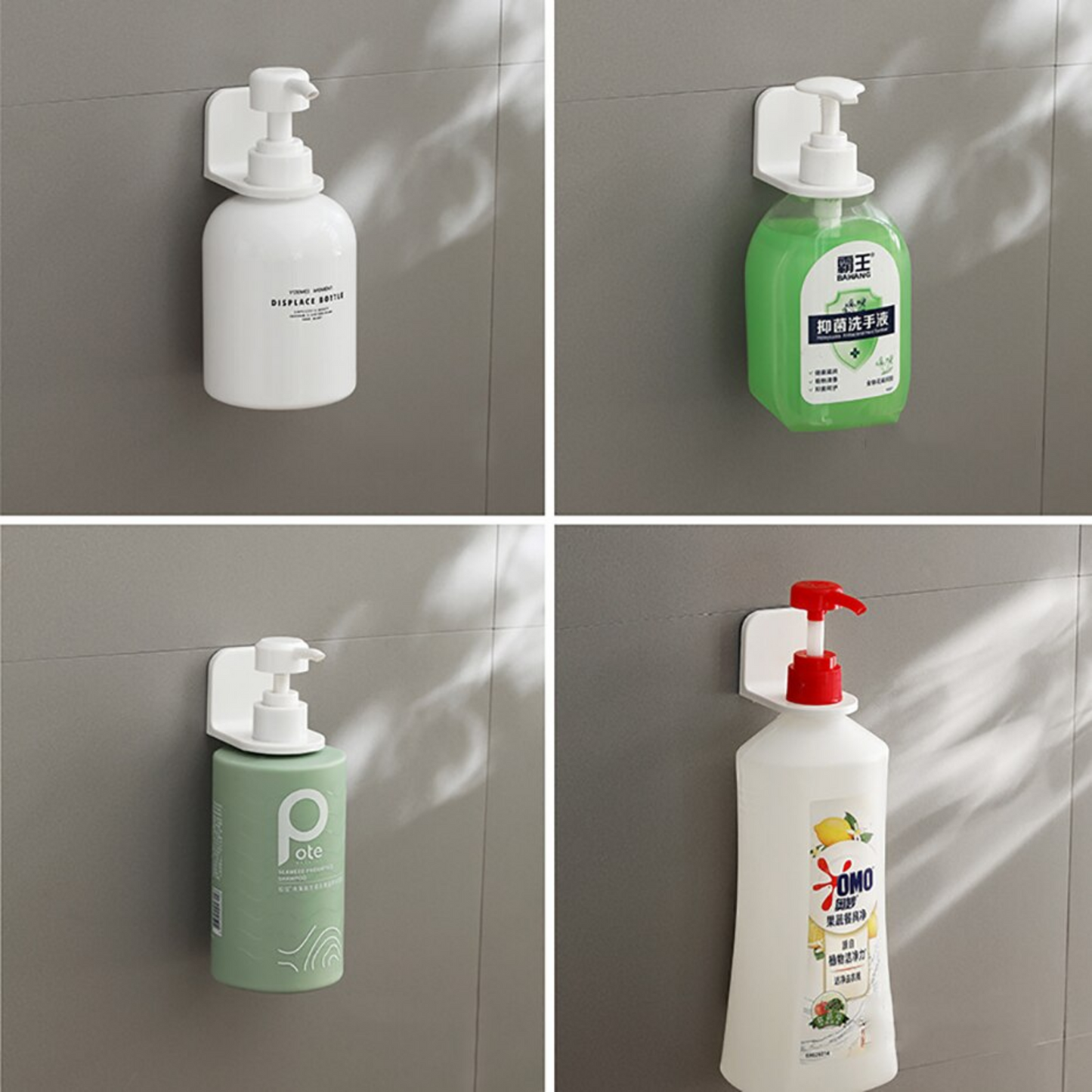 Adhesive Wall Mounted Hand-wash Bottle Holder