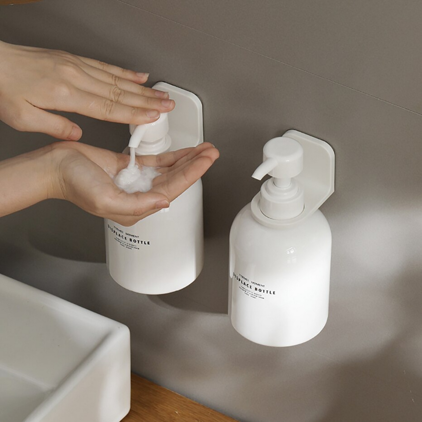 Adhesive Wall Mounted Hand-wash Bottle Holder