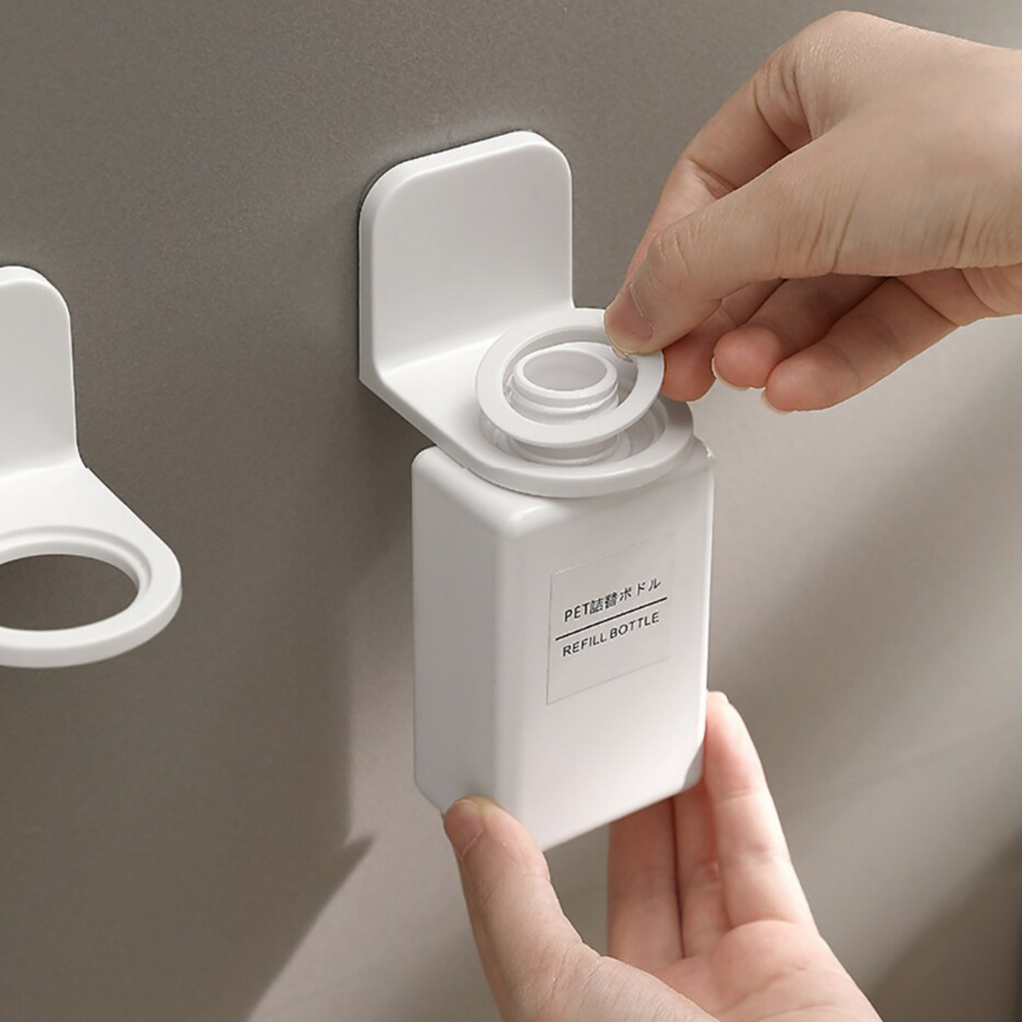 Adhesive Wall Mounted Hand-wash Bottle Holder