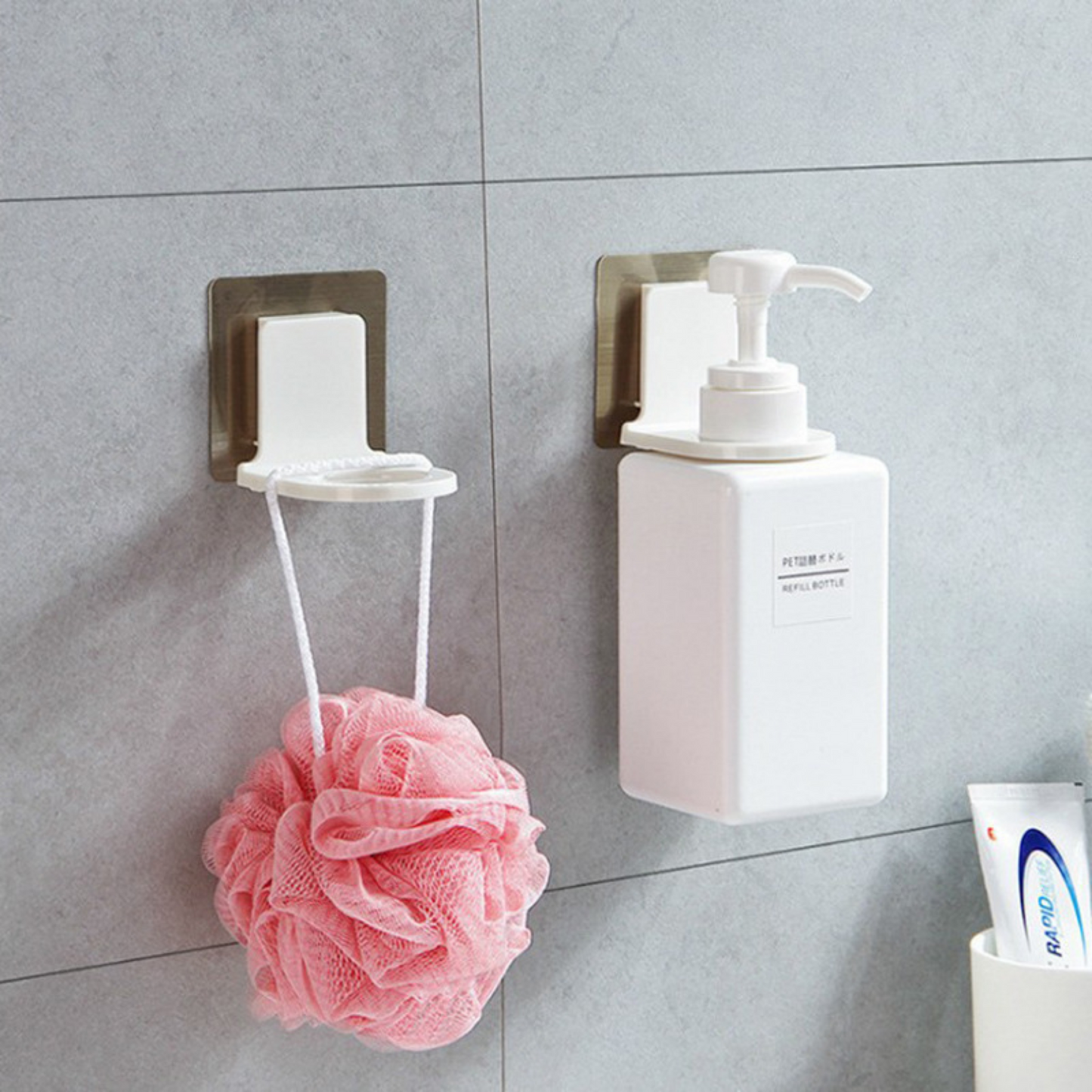 Adhesive Wall Mounted Hand-wash Bottle Holder