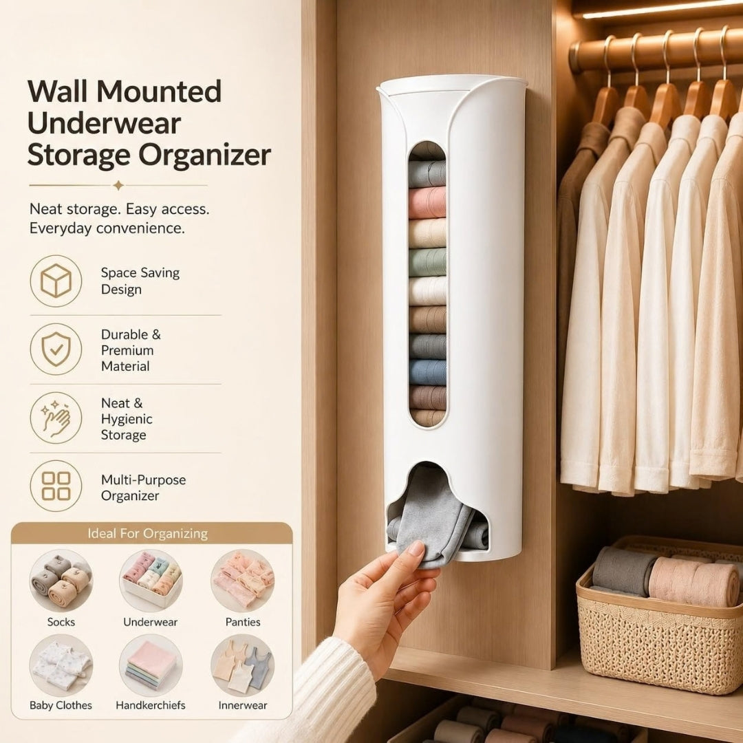 Wall-Mounted Multi-Purpose Storage Organizer
