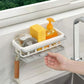 Retractable Sink Storage Tray with Drying Basket