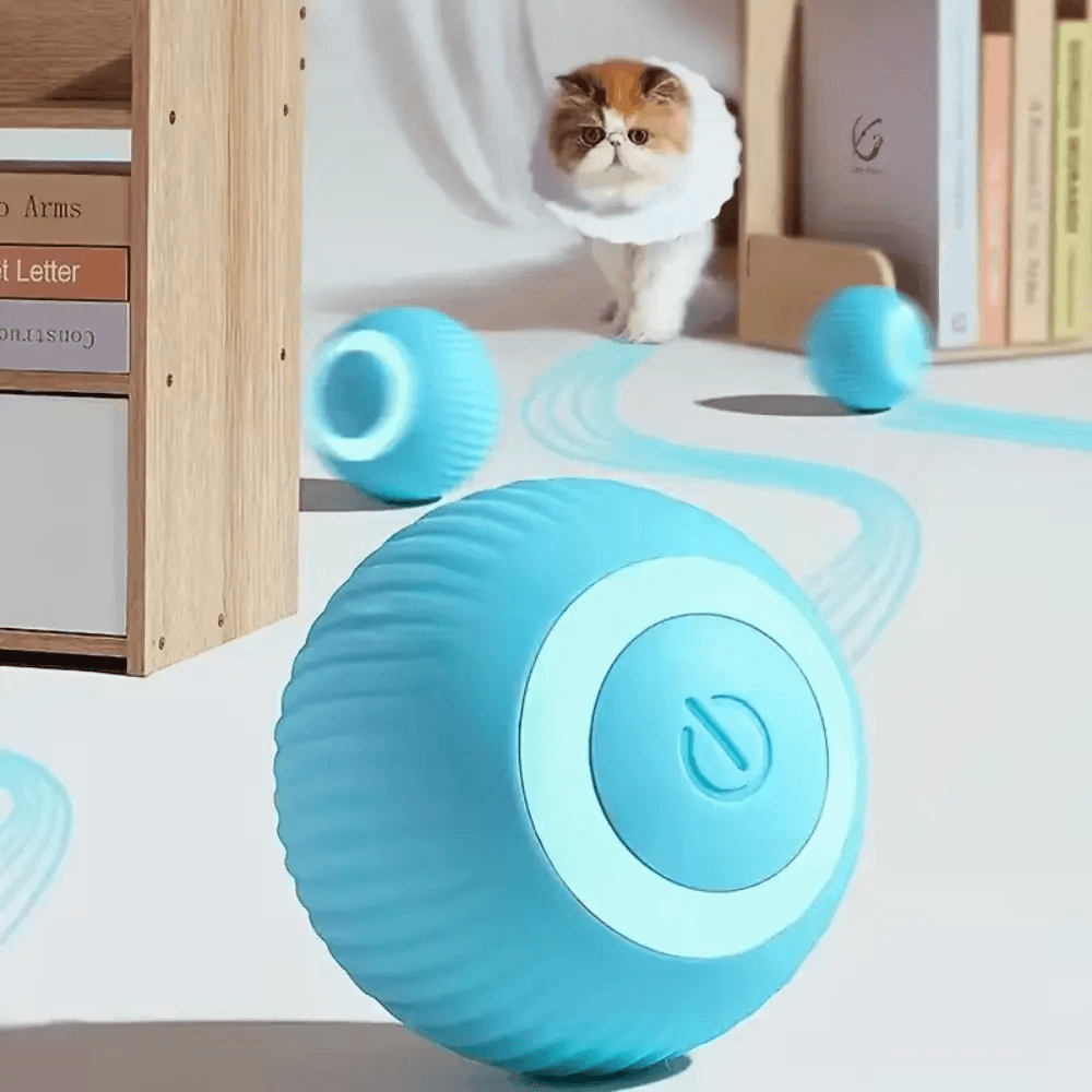 Smart Rotating Pet Ball - Keep Your Pets Engaged and Happy  🐾