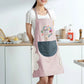 Kitchen Apron With Pocket & Hand-wipe