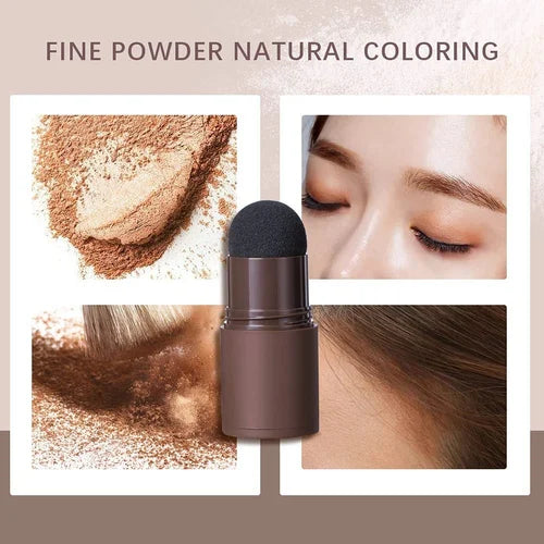 Hairline & Eyebrow Shadow Powder Stick ( 3 Eyebrow Stencils + Brush Free )