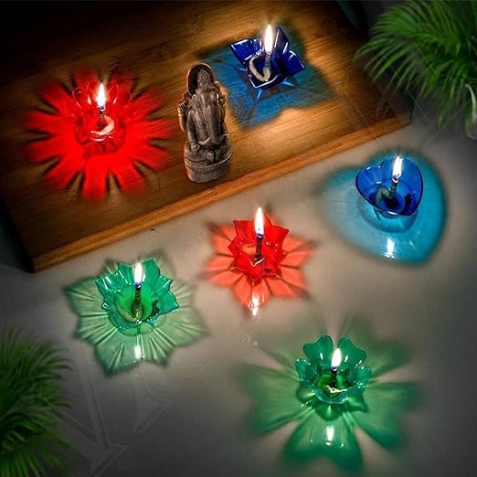 3D Colorful Reflection Diya 🎆 Pre-Diwali Mega Sale 🌟