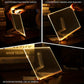 Glowing LED Writing and Doodle Board with Color Markers and Stand