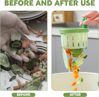 Cactus Kitchen Sink Strainer - Press Automatic Dumping