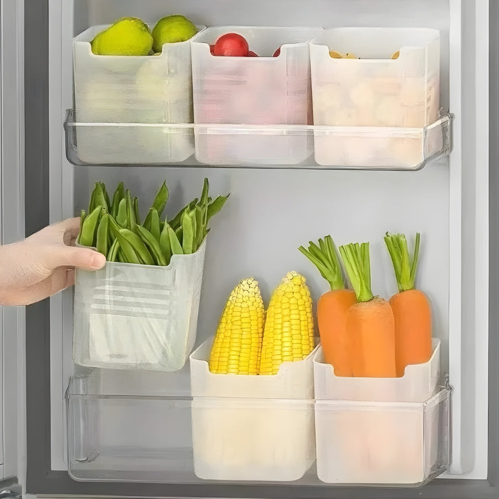 Refrigerator Organizer Bins (Pack of 6)