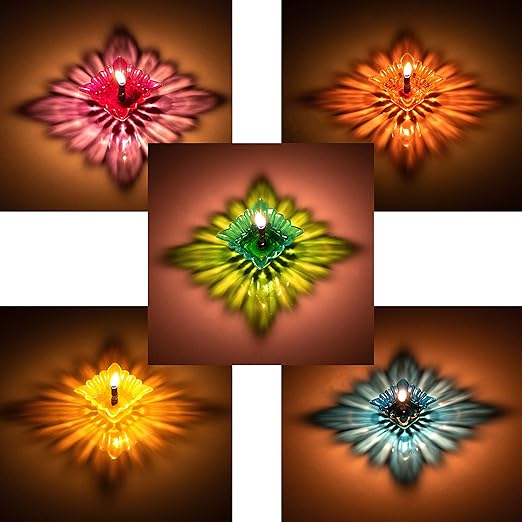 3D Colorful Reflection Diya 🎆 Pre-Diwali Mega Sale 🌟