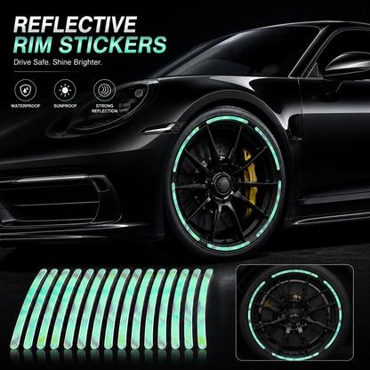 Reflective Wheel Rim Stickers