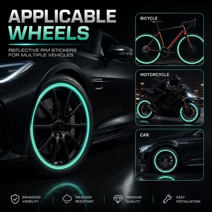 Reflective Wheel Rim Stickers