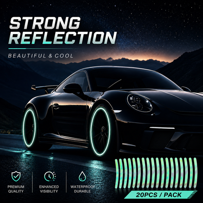 Reflective Wheel Rim Stickers