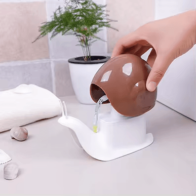 Cute Snail Soap & Handwash Liquid Dispenser