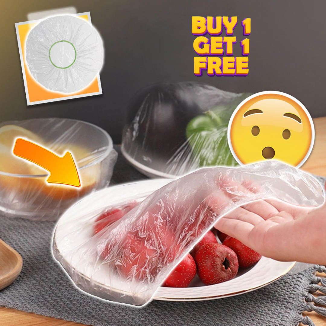 Elastic Food Cover (Pack of 100) - Buy 1 Get 1 Free ⚡