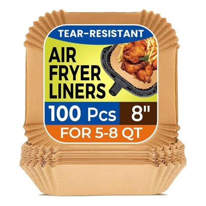 Air Fryer & Microwave Liners: Pack of 100Pcs