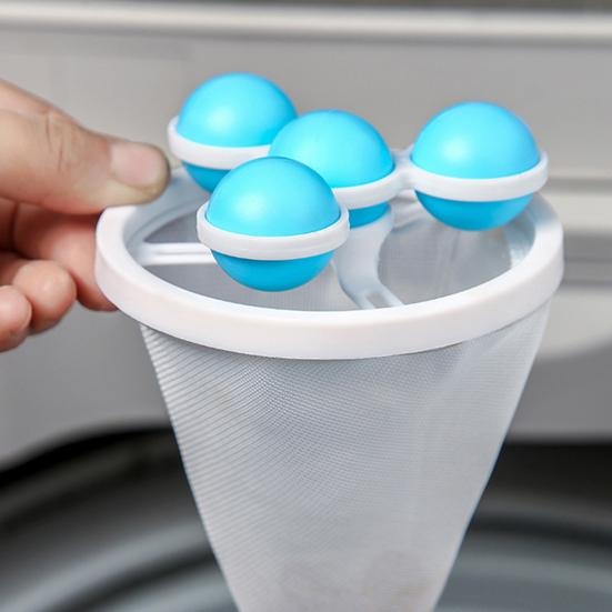 Washing Machine Hair and Lint Catcher (3 Pcs) +(Free 5Pcs Cleaner Tablets)