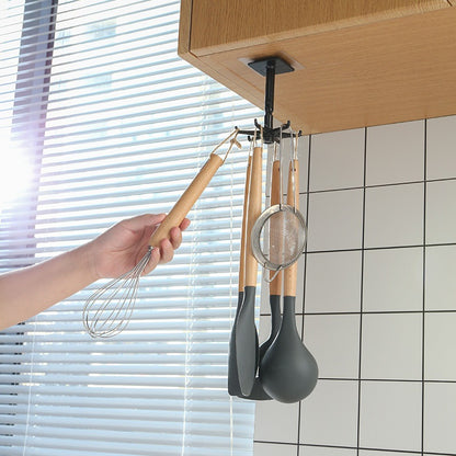 Multi-purpose 360° Rotating Folding Storage Hook