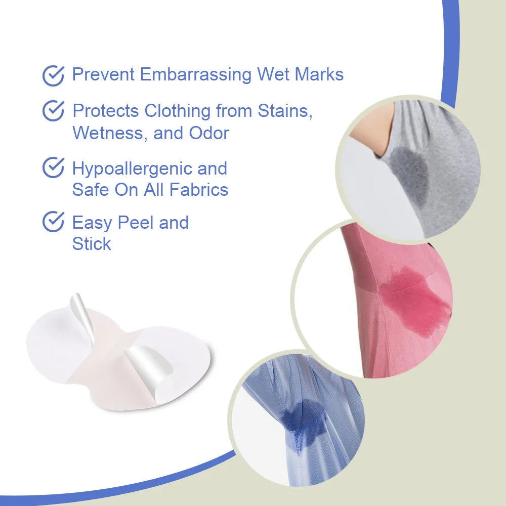 Disposable Underarm Sweat Pads for Men & Women