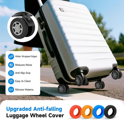 Luggage Wheel Covers 8Pcs