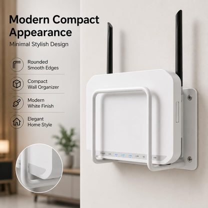 Metal Wall Mounted Shelf for WiFi Router & Modem