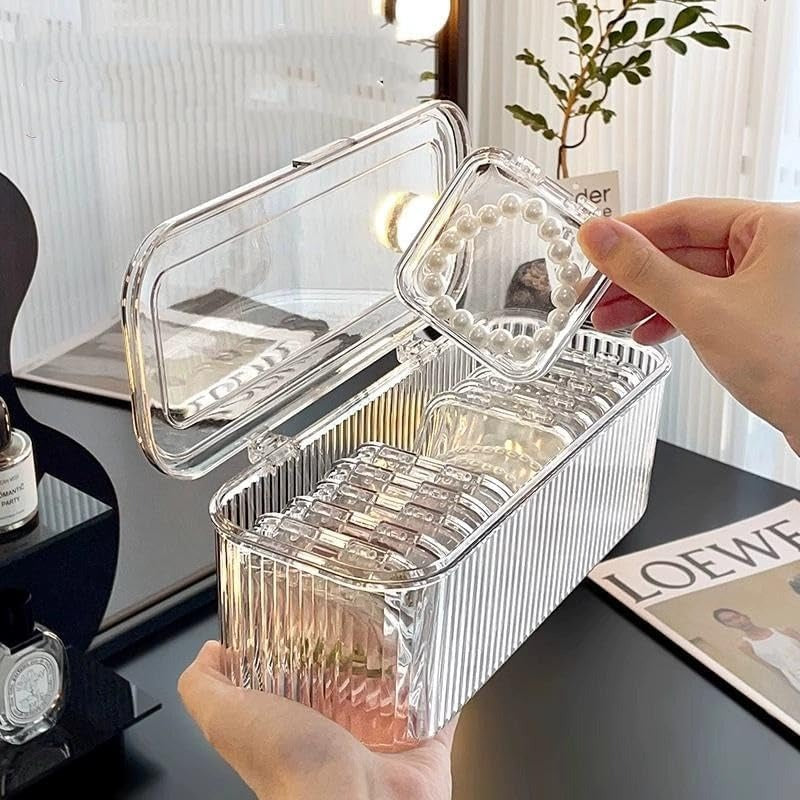 Acrylic Jewellery Organizer with 10 Inner Boxes