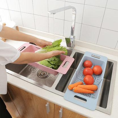 Expandable Over-the-Sink Colander