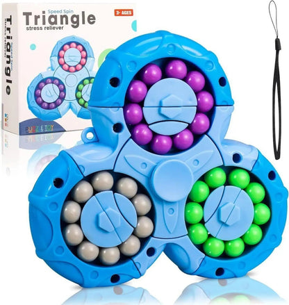 3-Wheel Rotating Bead Puzzle Spinner