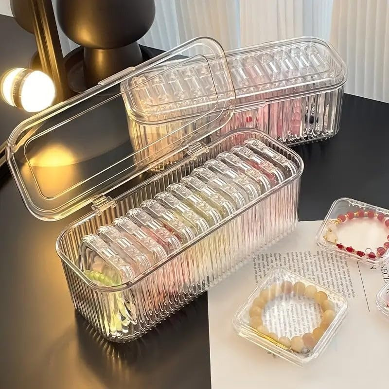 Acrylic Jewellery Organizer with 10 Inner Boxes