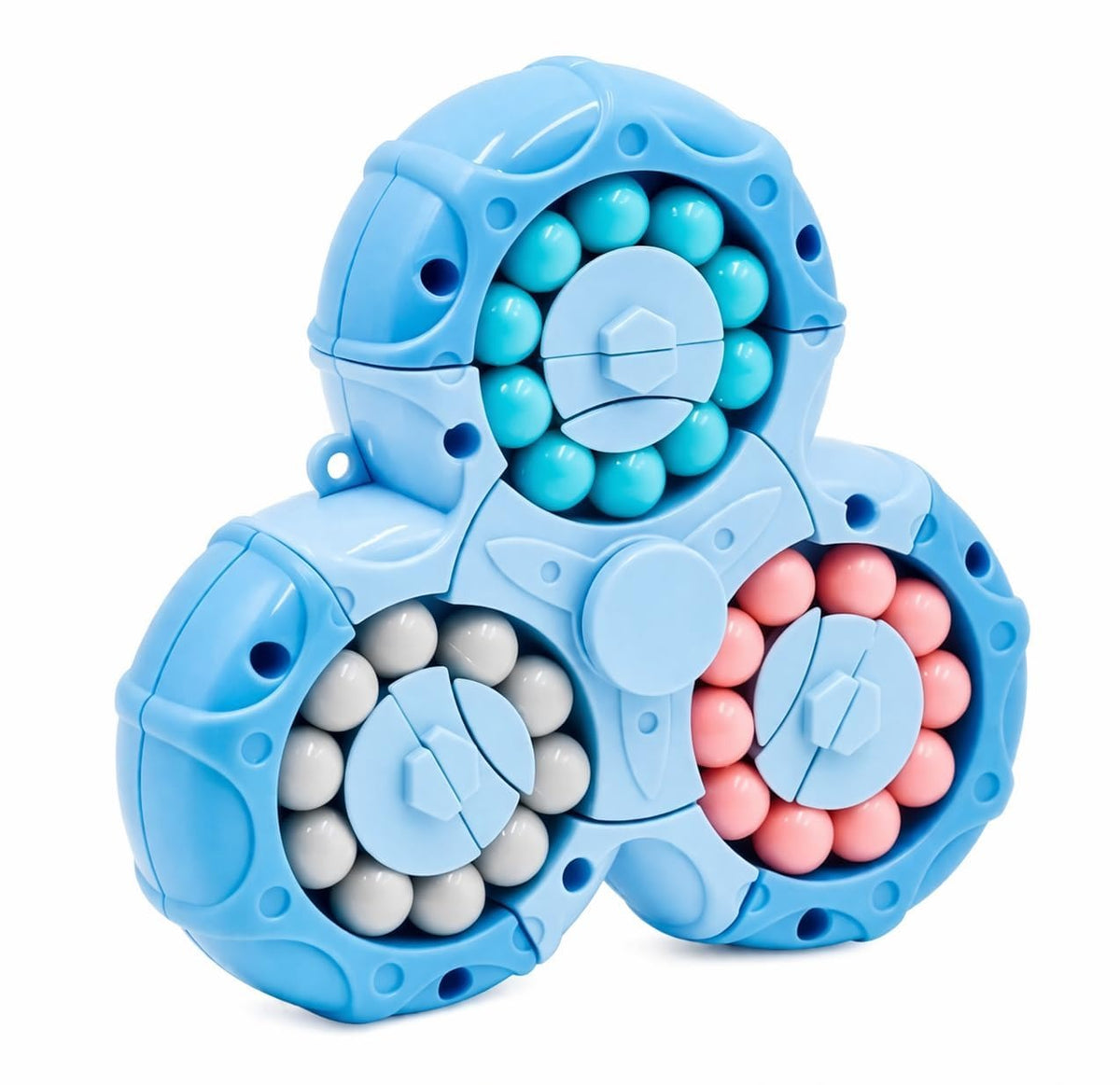3-Wheel Rotating Bead Puzzle Spinner