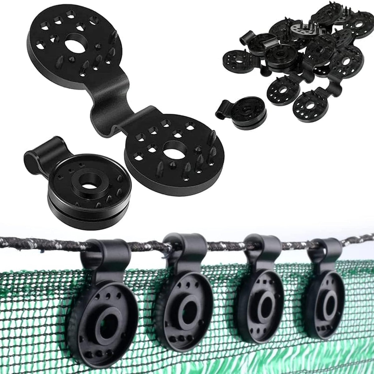 Sun Shade, Garden Nets Fixing Clips