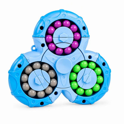 3-Wheel Rotating Bead Puzzle Spinner