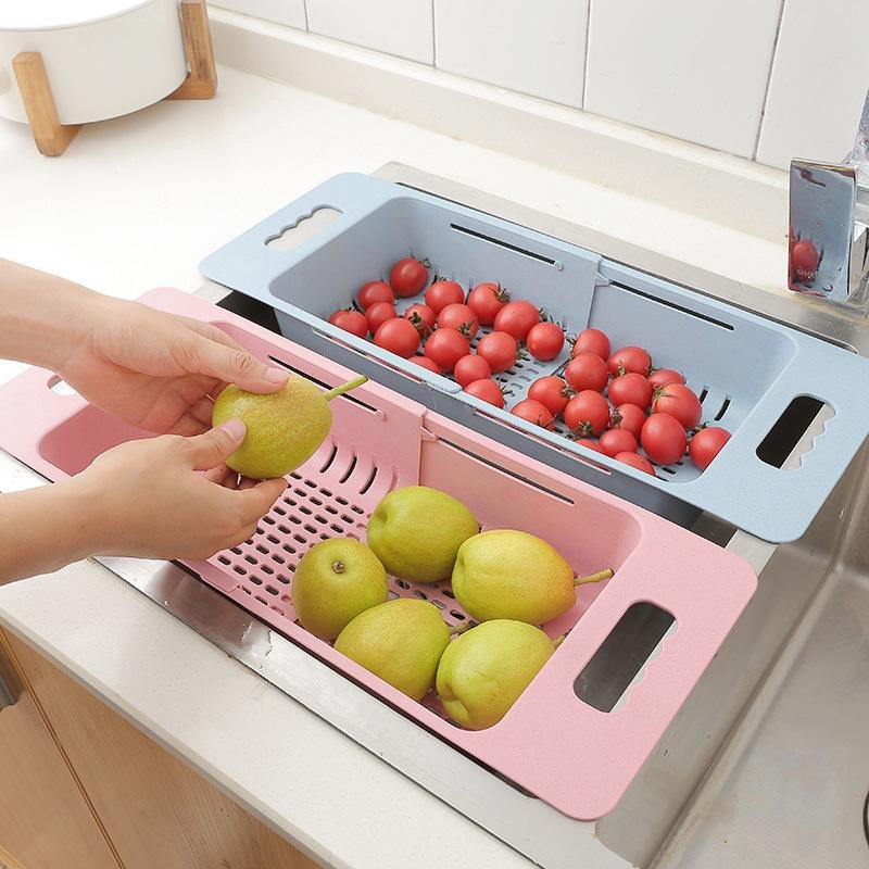 Expandable Over-the-Sink Colander