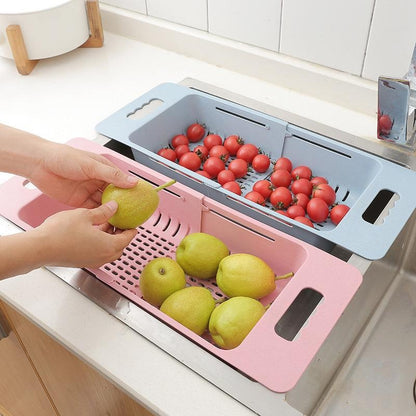 Expandable Over-the-Sink Colander