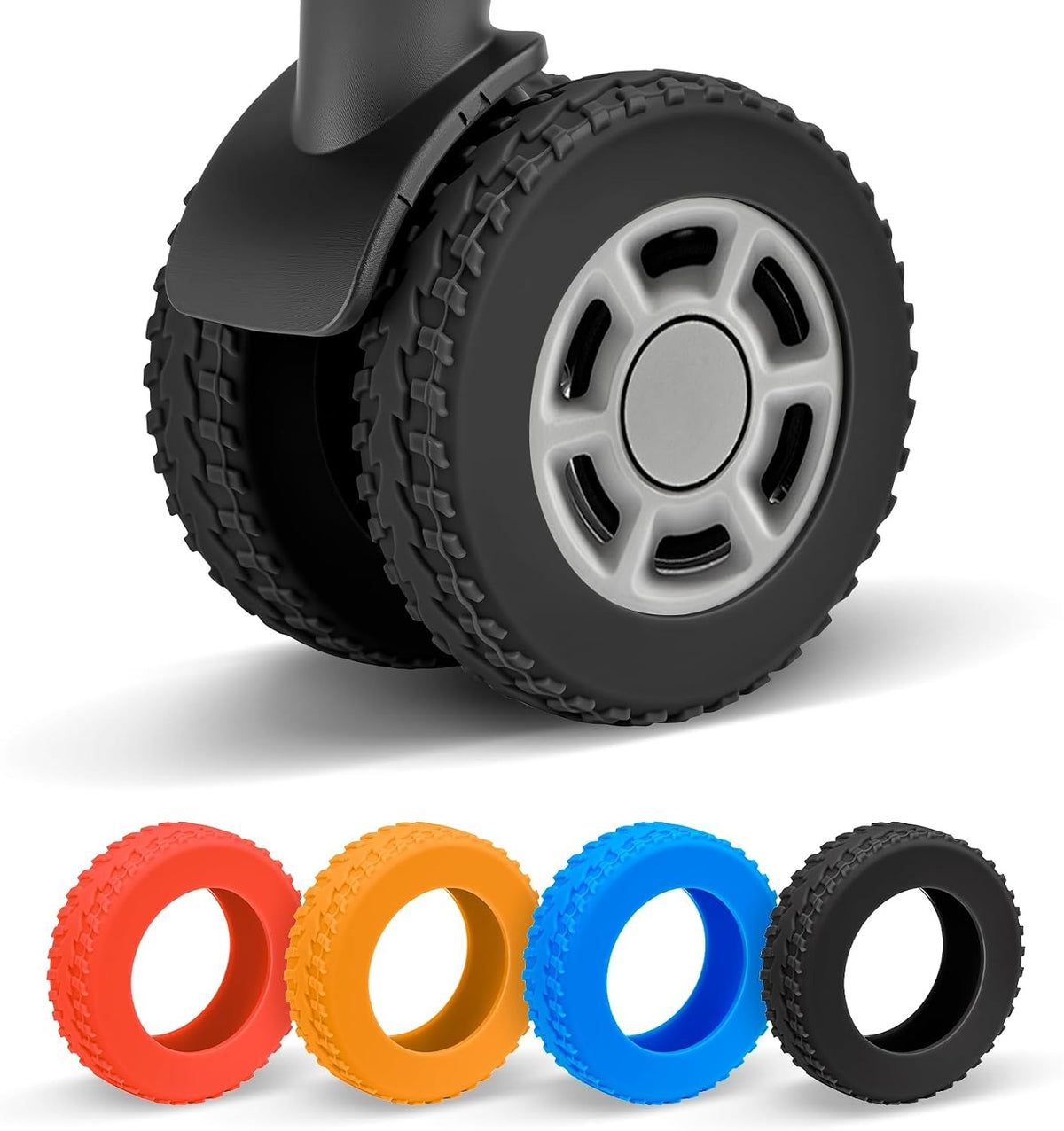 Luggage Wheel Covers 8Pcs