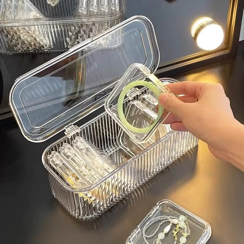 Acrylic Jewellery Organizer with 10 Inner Boxes