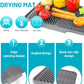 Kitchen Counter Dish Drying Mat