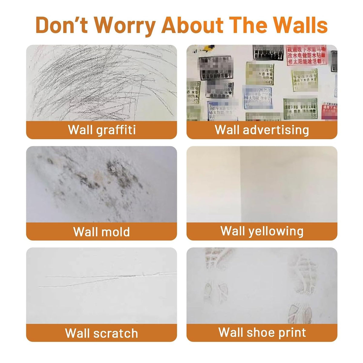 Wall Repair Roller Brush & Paint