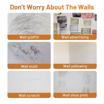 Wall Repair Roller Brush & Paint