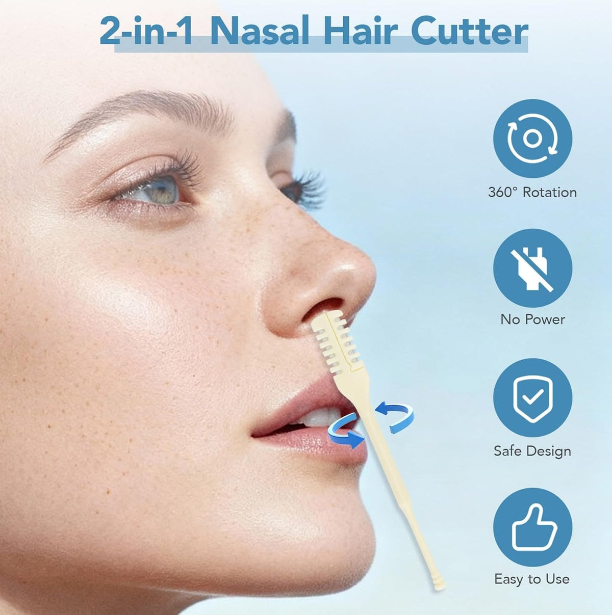 Manual Nose Hair Trimmer