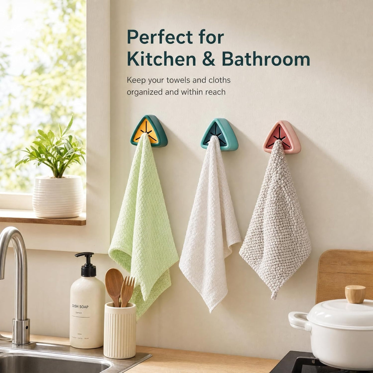 PushGrip Towel Holders