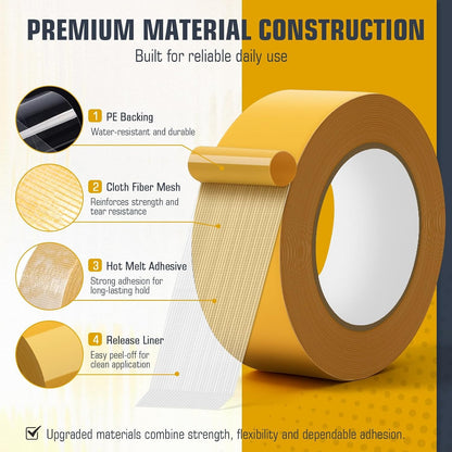 Strong Grip Double-Sided Mesh Tape (5cm*10meter)