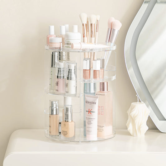 360° Rotating Makeup Organizer